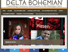 Tablet Screenshot of deltabohemian.com
